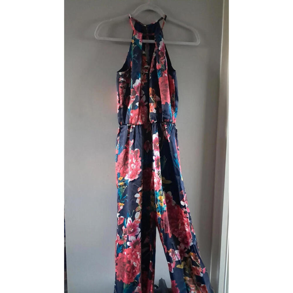Karen Millen 100% silk floral romper UK6 US2